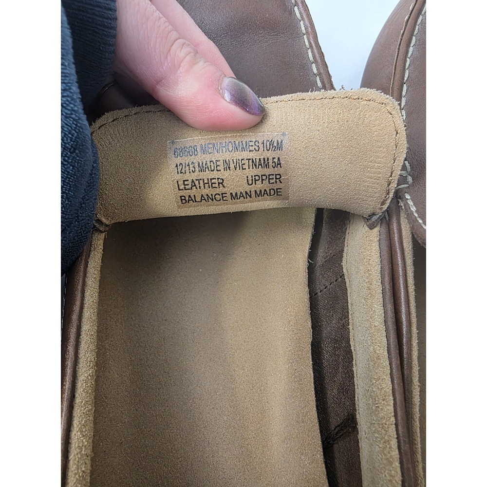 Clarks Mens‎ Sz 10.5 Brown Leather Marcos Drive loafers Moccasins - Picture 4 of 8